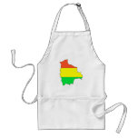 Bolivia flag map aprons