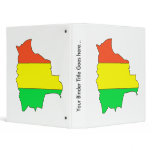 Bolivia Flag Map full size binders