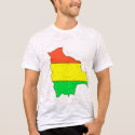 Bolivia flag map t-shirts by FlagStore Bolivia flag map t-shirts