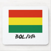 Bolivia Flag mousepads