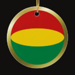 Bolivia Flag Ornament by FlagAndMap Bolivia Flag Ornament