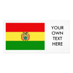 Bolivia Flag Personalized Photo Card