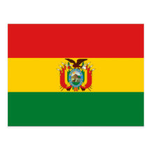 Bolivia Flag Post Cards