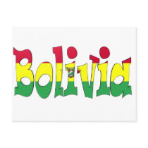 Bolivia Flag Post Cards