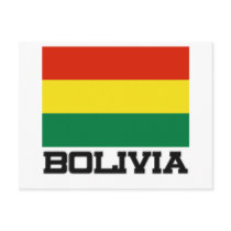 Bolivia Flag postcards by tshirtshirts Bolivia Flag postcards