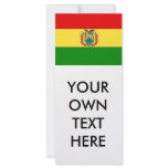 Bolivia Flag rack cards