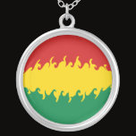 Bolivia Gnarly Flag necklaces by Flagnostic Bolivia Gnarly Flag necklaces