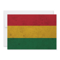 Bolivia Grunge Flag Custom Announcement