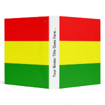 Bolivia High quality Flag 3 Ring Binders