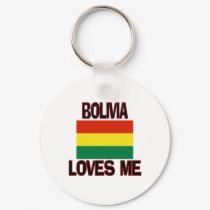 Bolivia Loves Me keychains