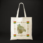 Bolivia Map Flag Border Bag