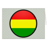 Bolivia quality Flag Circle cards