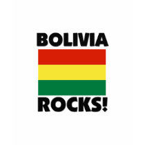Bolivia Rocks t-shirts by flagshirt Bolivia Rocks t-shirts