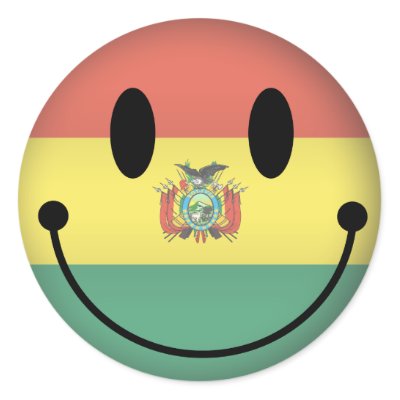 Bolivia Flag Face