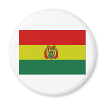 Bolivia State Flag Fridge Magnet