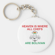 Bolivian Chefs Keychain
