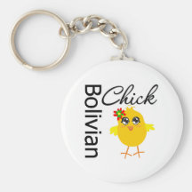 Bolivian Chick Key Chains