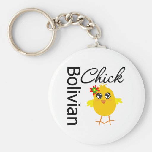 Bolivian Chick Key Chains
