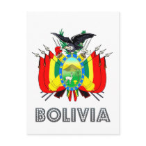Bolivian Emblem postcards by FlagStore Bolivian Emblem postcards