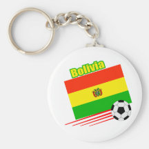 Bolivian Soccer Team Key Chain