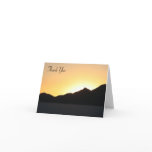 bolivian sunset thanks greeting card bolivian sunset thanks greeting card