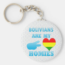 Bolivians are my Homies Keychains