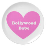 Bollywood Girl Dinner Plates