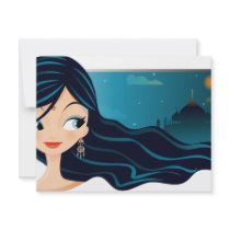 Bollywood Girl invitations by Melisende Bollywood Girl invitations