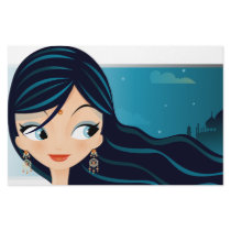 Bollywood Girl Custom Stationery