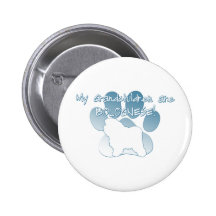 Bolognese Grandchildren Pin