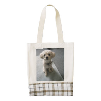 Bolognese sitting.png zazzle HEART tote bag