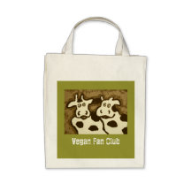 Bolso de club de fans del vegano bolsas de mano
