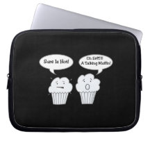 Bolso de la electrónica de la broma del mollete qu funda portátil