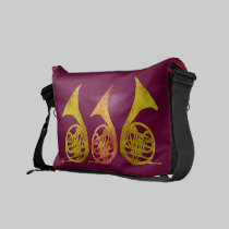Bolso de la trompa de Borgoña bolsas messenger