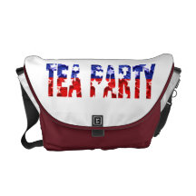 Bolso de los E.E.U.U. de la fiesta del té Bolsas Messenger