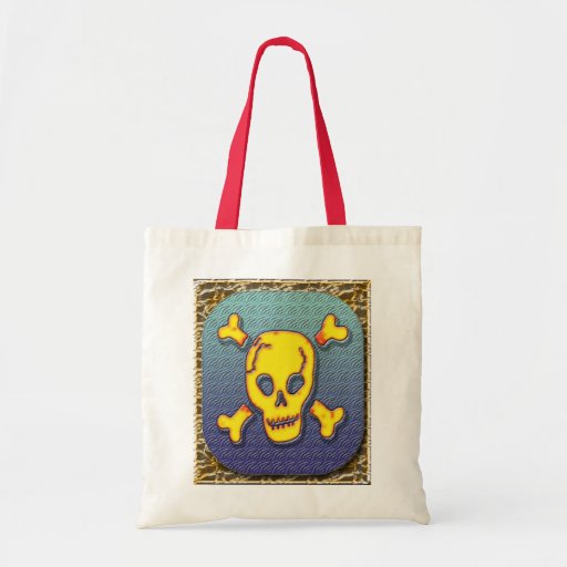 Bolso del cráneo y de la bandera pirata bolsa