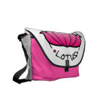 Bolso del flor de Lotus (rosa) Bolsas De Mensajeria