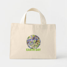 Bolso en peligro del Día de la Tierra de los Earth Bolsas
