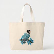 Bolso enmascarado azul del Lovebird Bolsa