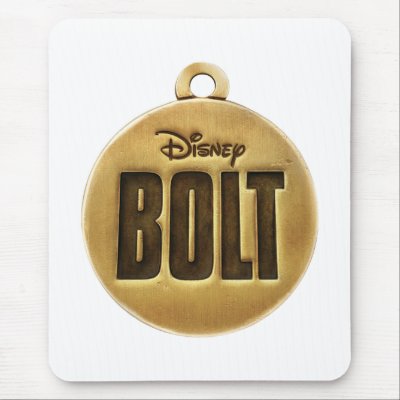 Bolt dog tag Disney mousepads