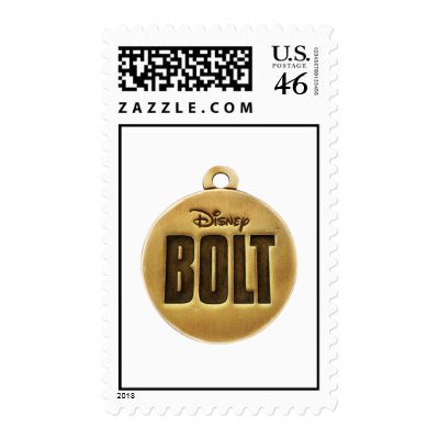 Bolt dog tag Disney postage