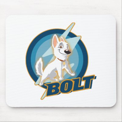 Bolt Logo Disney mousepads