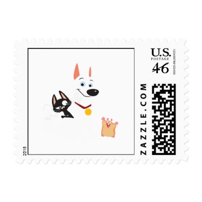 Bolt, Mittens and Rhino Disney postage