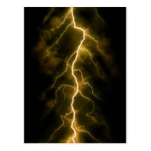 Bolt of Lightening Post Card