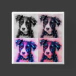 Bolt Squared - Border Collie Art Pins
