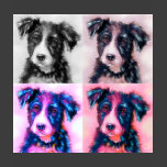Bolt Squared - Border Collie Art Tshirts