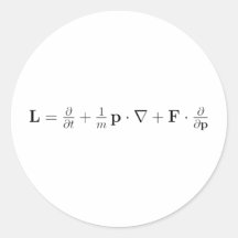Boltzmann equation, black round stickers