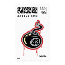 Bomb 43 stamps by andyhowell Bomb 43 stamps