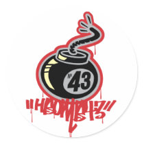 Bomb 43 stickers by andyhowell Bomb 43 stickers