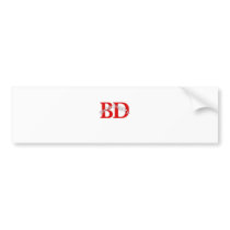 Bomb Diggity (Old School) Bumper Sticker